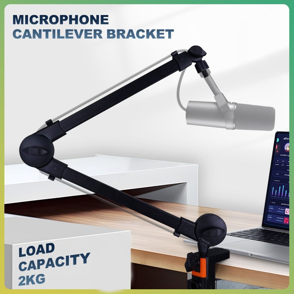 Desk Setup Gaming - Microphone Boom Arm Mic Stand Desk