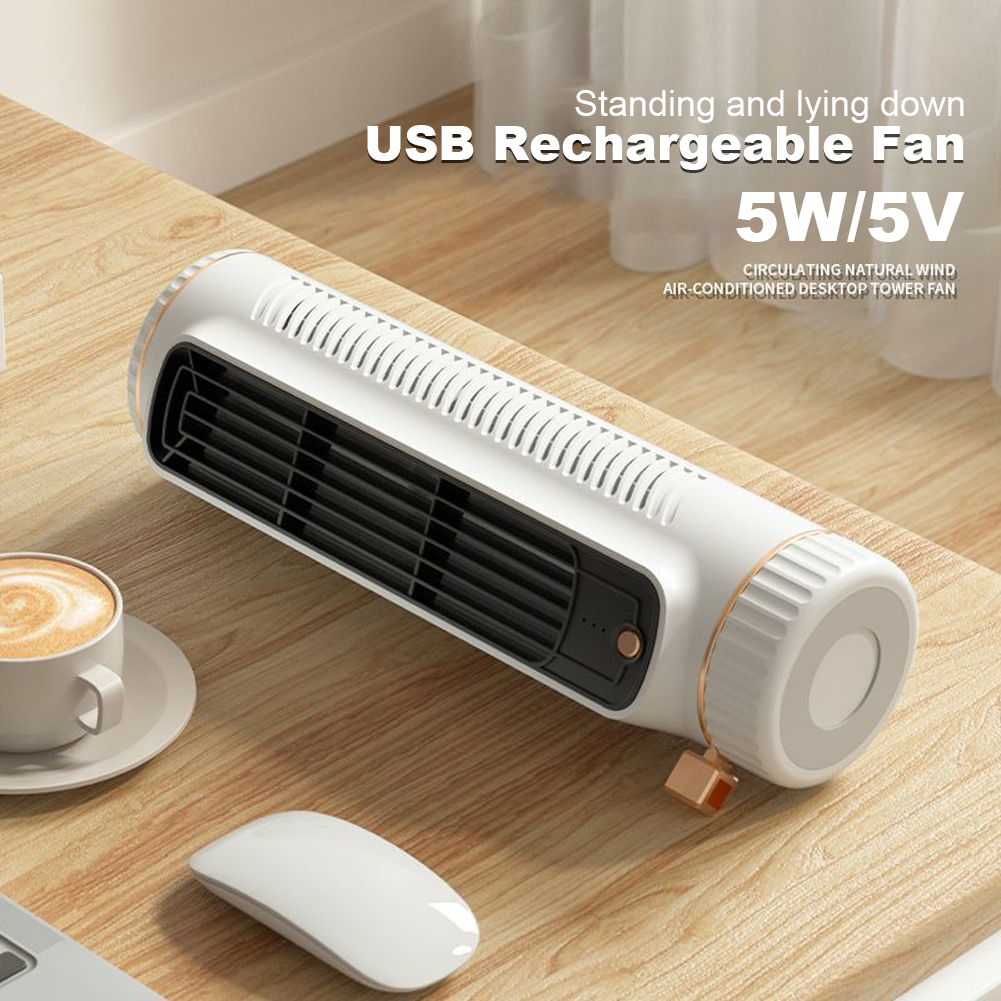 Household Desktop Tower Fan Po - огляд і ціна Desk Setup Room