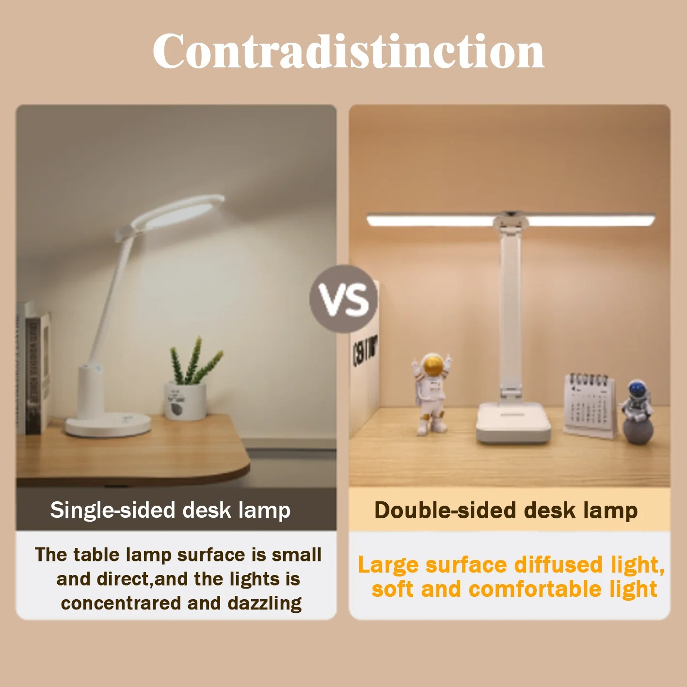 LED Desk Lamp 3 Levels Dimmabl - огляд і ціна Desk Setup Tech
