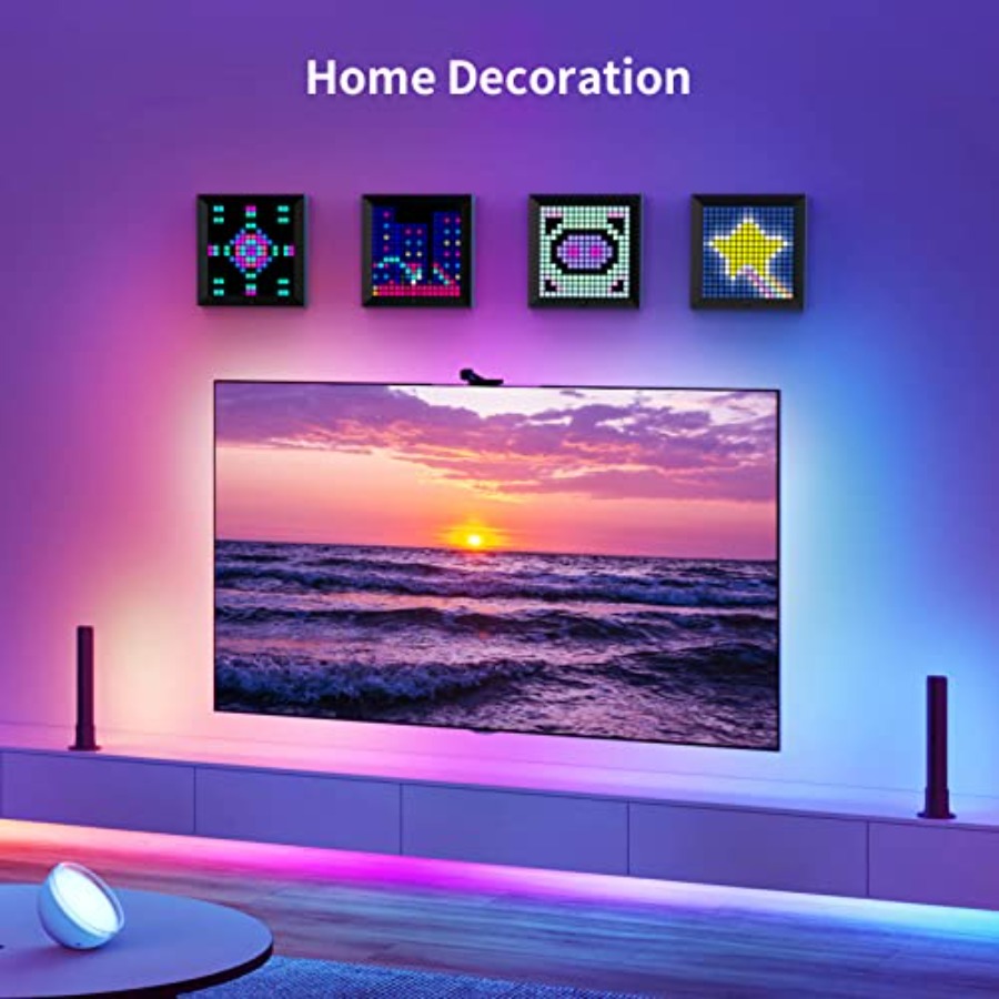 LED Light Pixel Display Panel  - огляд і ціна Desk Setup Room