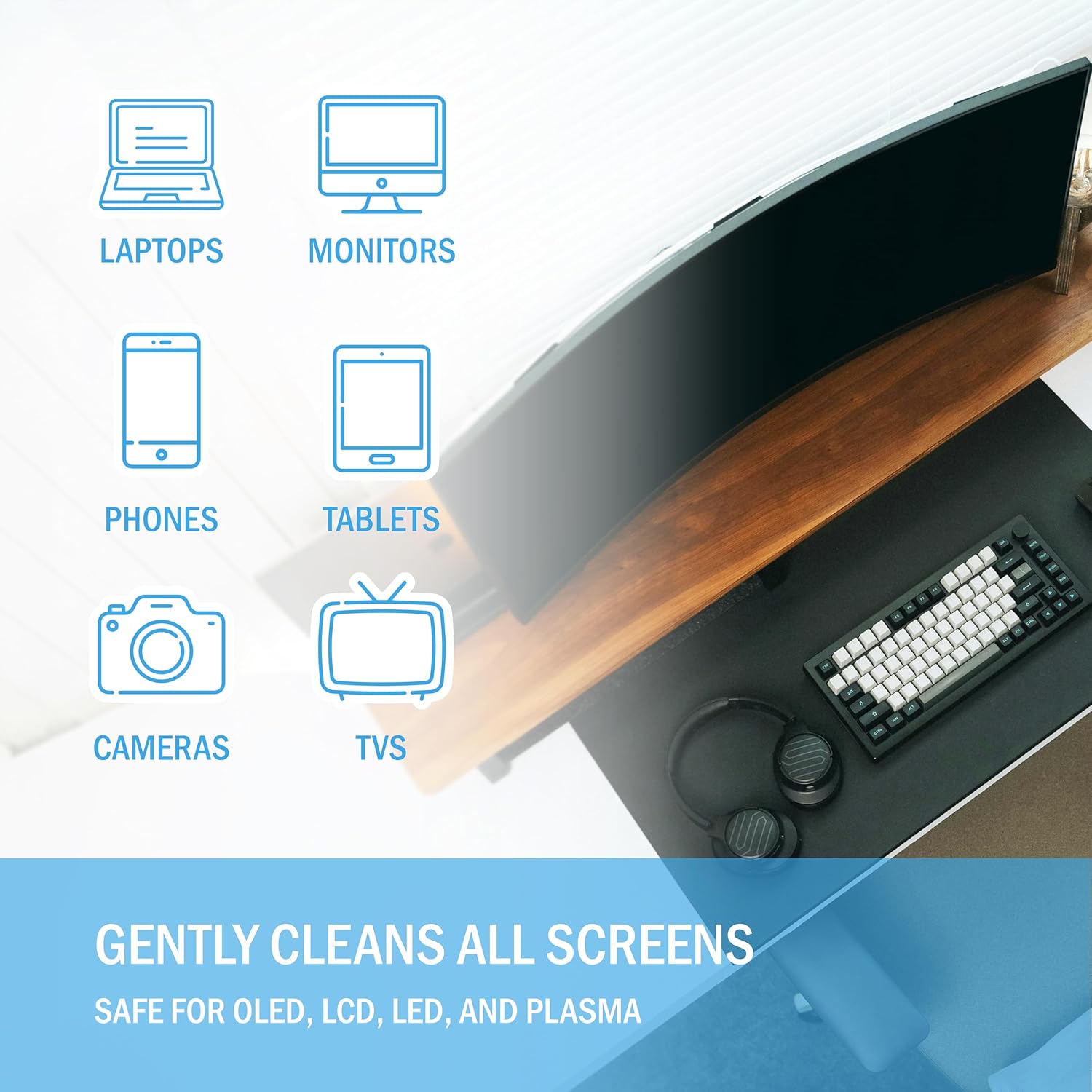 Screen Cleaner Spray & Microfi - огляд і ціна Monitor Cleaning Kit