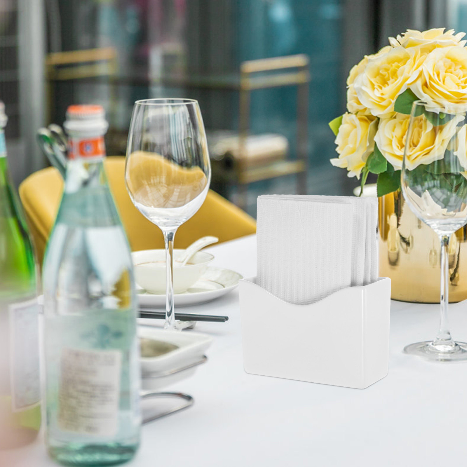 Ceramic Napkin Holder Modern S - огляд і ціна Desk Setup Room