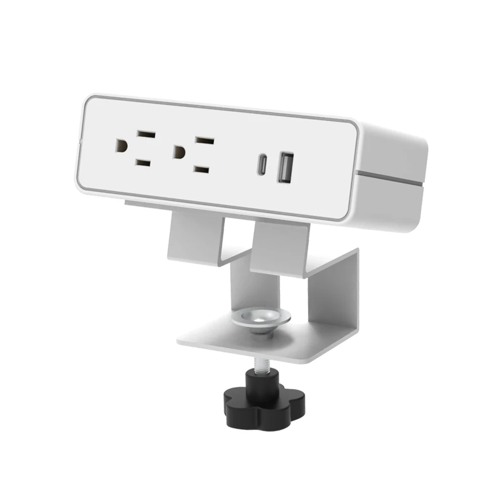 OMNI Desk Clamp Ac Power & Usb - огляд і ціна Desk Setup Dual Monitor