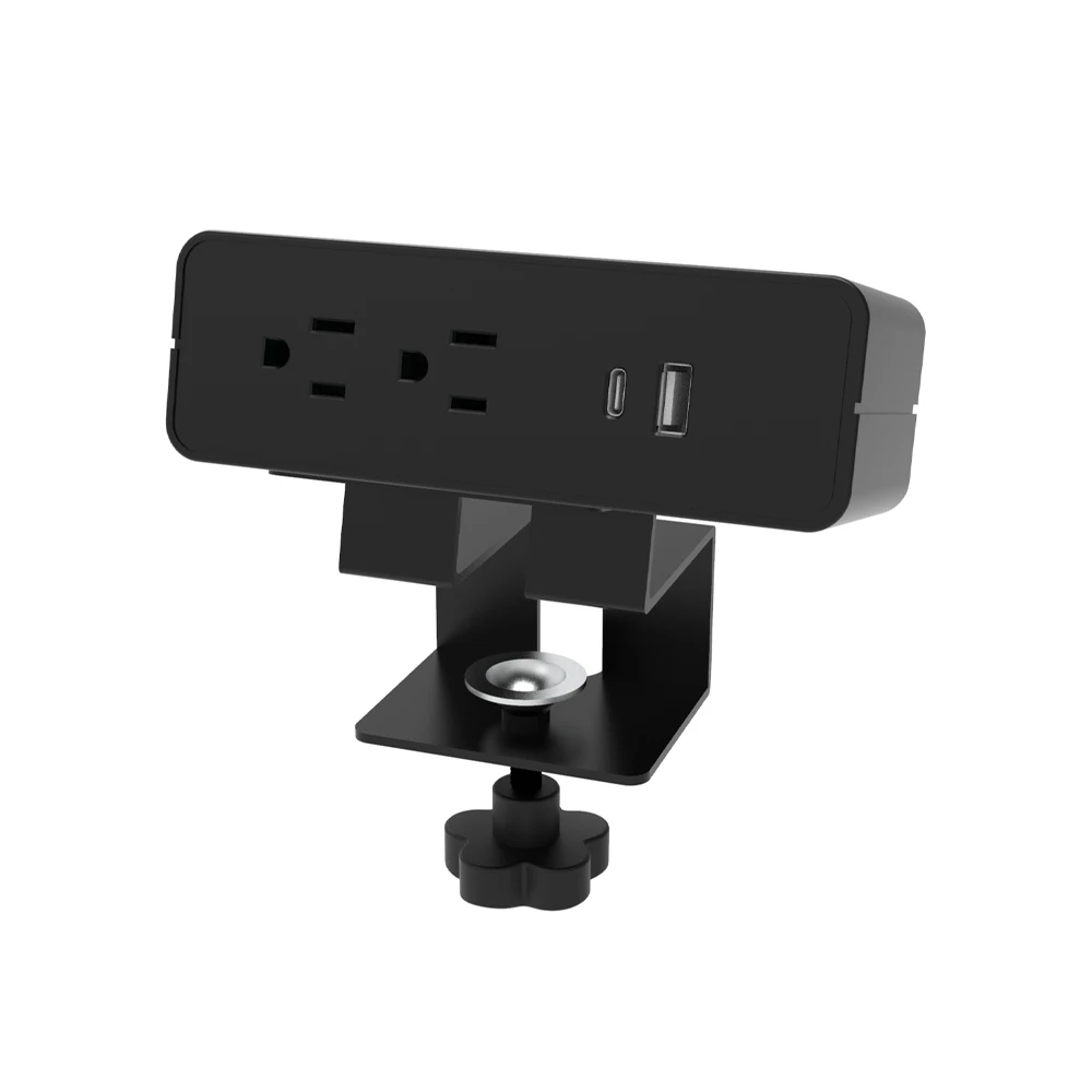OMNI Desk Clamp Ac Power & Usb - огляд і ціна Desk Setup Dual Monitor