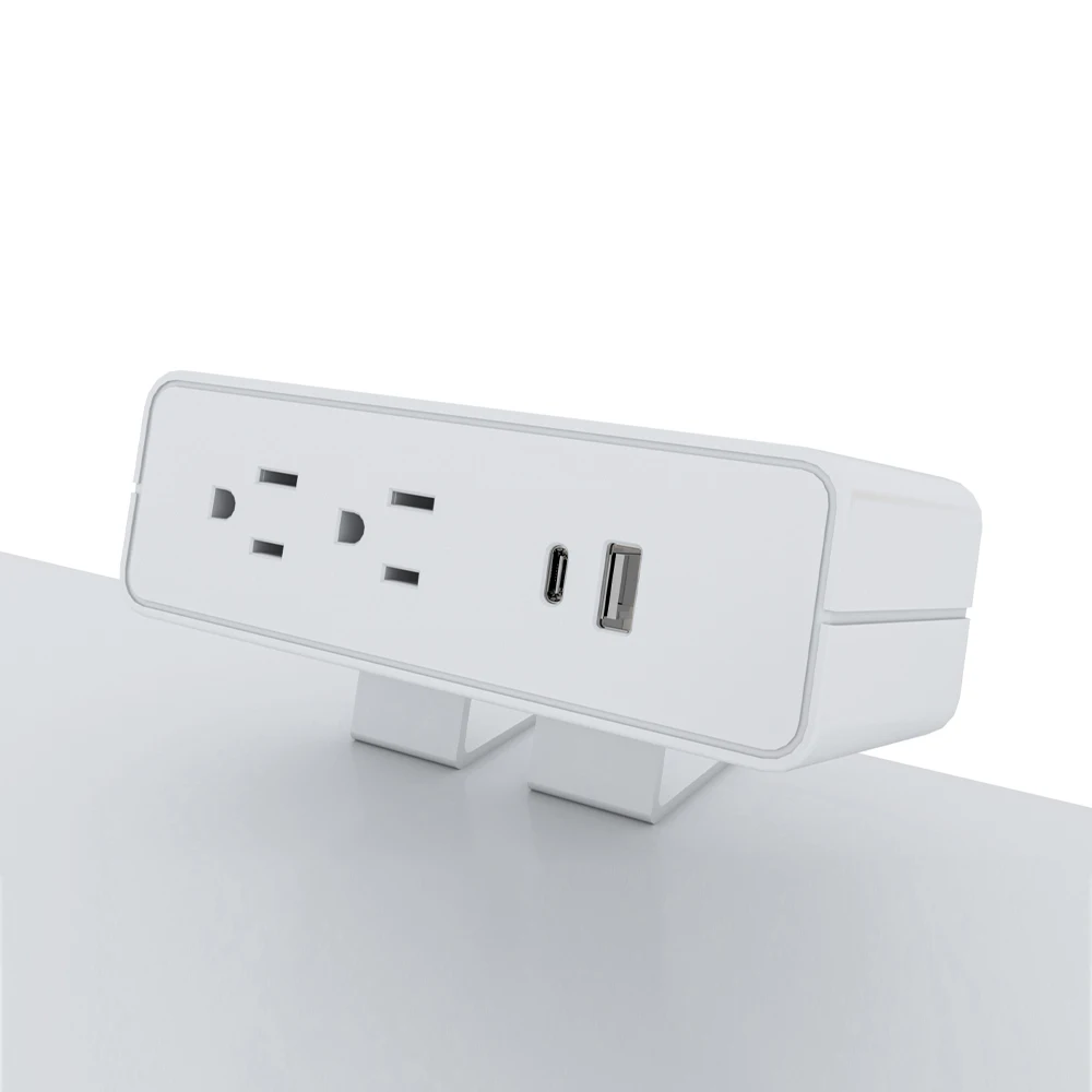 OMNI Desk Clamp Ac Power & Usb - огляд і ціна Desk Setup Dual Monitor