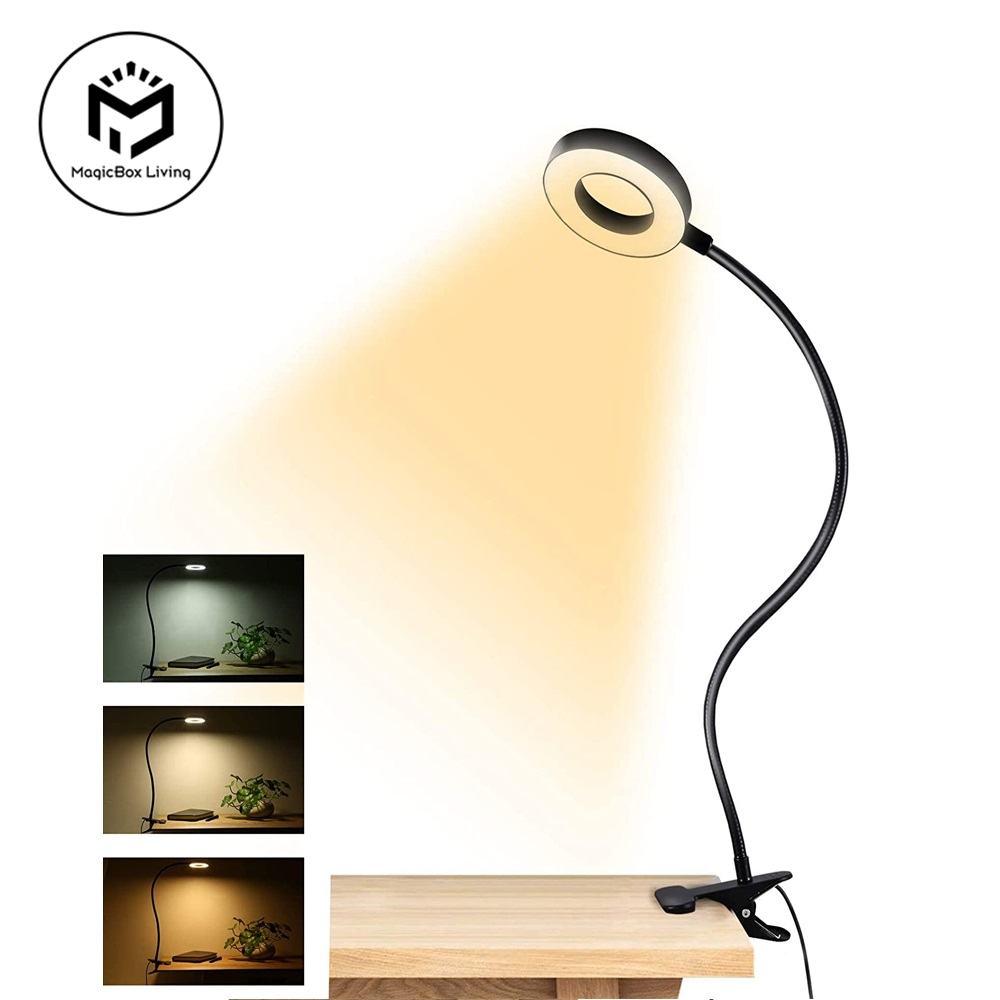 48 LEDs Clip on Desk Lamp 360° - огляд і ціна Desk Setup Tech
