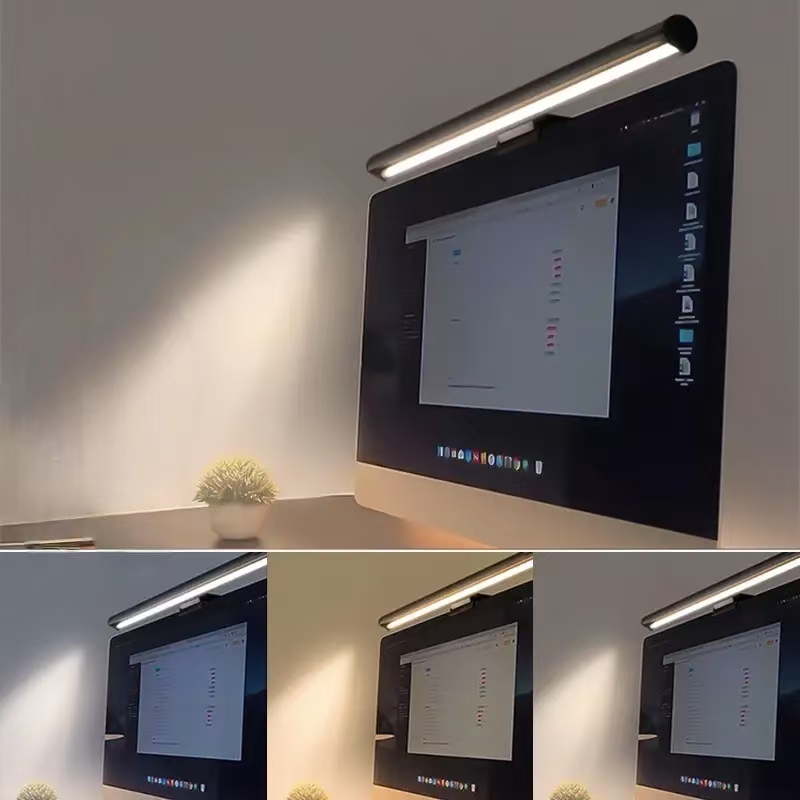 LED Monitor Light Hanging Desk - огляд і ціна Desk Setup Room