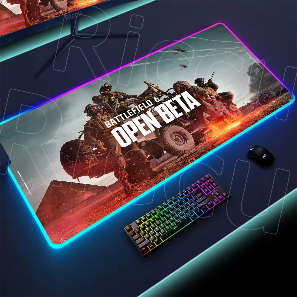 New Gamer Rgb Desk Mat Back Li - огляд і ціна Desk Setup Tech