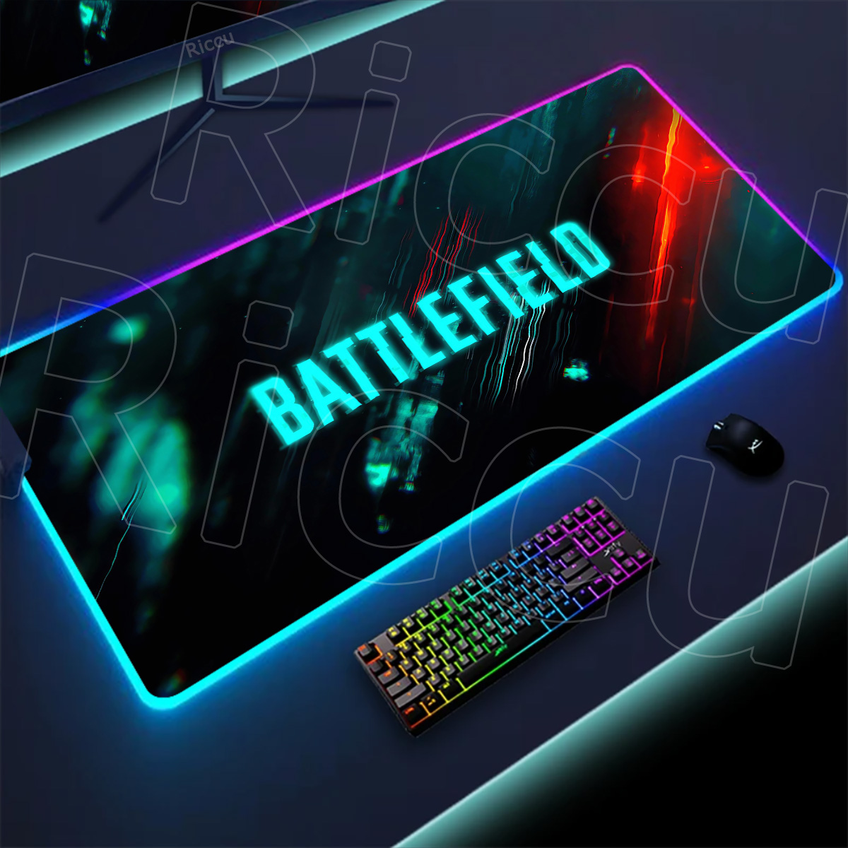 New Gamer Rgb Desk Mat Back Li - огляд і ціна Desk Setup Tech