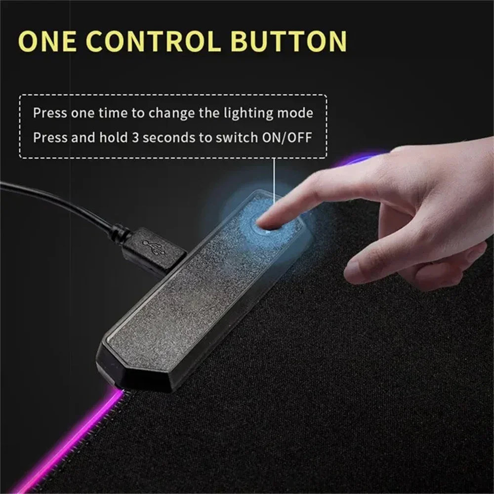 New Gamer Rgb Desk Mat Back Li - огляд і ціна Desk Setup Tech