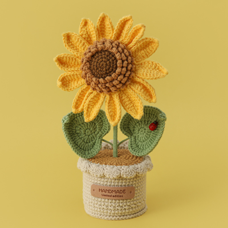 Creative Woven Large Sunflower - огляд і ціна Desk Setup Plant