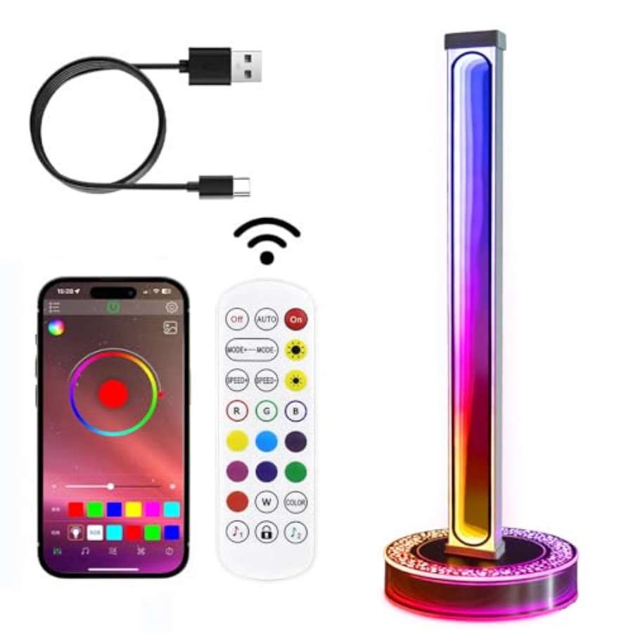 RGB Bluetooth Desk Ambient Lam - огляд і ціна Desk Setup Gaming