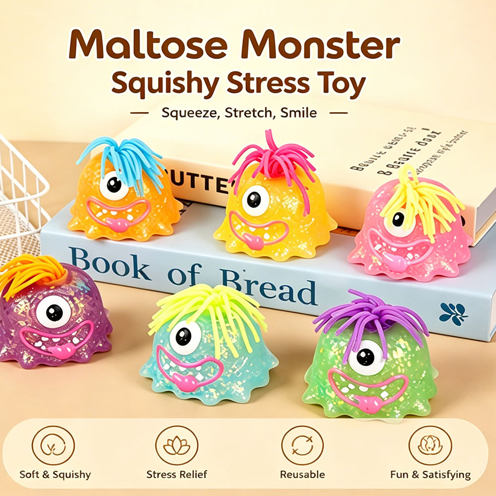 Kawaii Maltose Monster Squishy - огляд і ціна Desk Setup Room