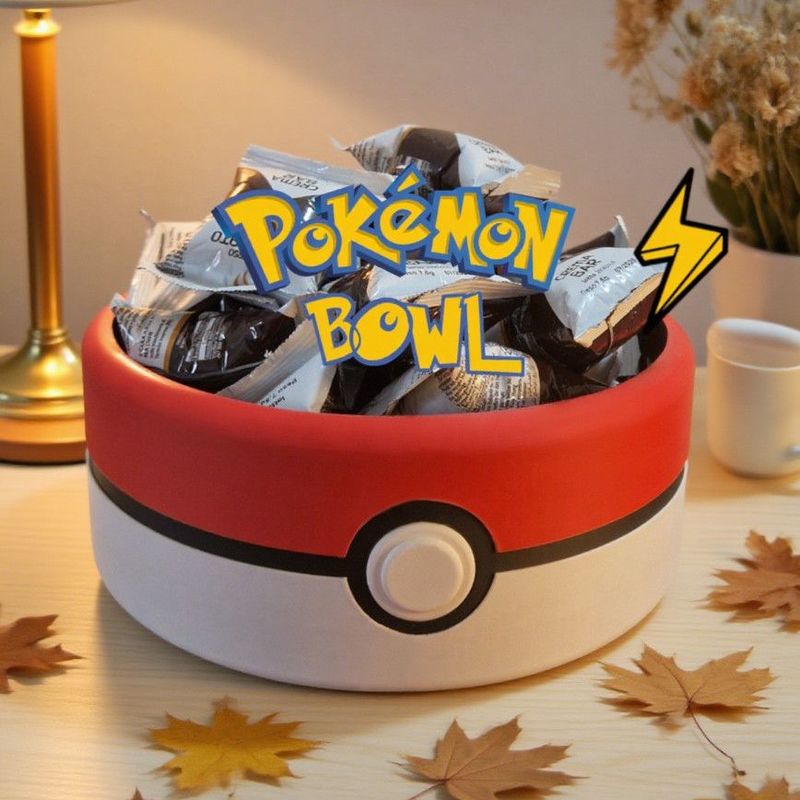 New Pokemon Poke Ball Snack Tr - огляд і ціна Desk Setup Equipment