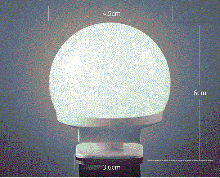 LED Light Paste Mirror Makeup  - огляд і ціна Desk Setup Room