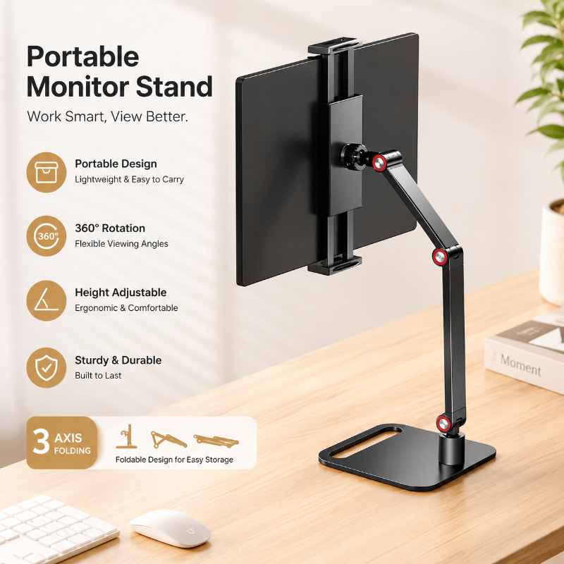 Expandable Portable Monitor Mo - огляд і ціна Desk Setup Tech