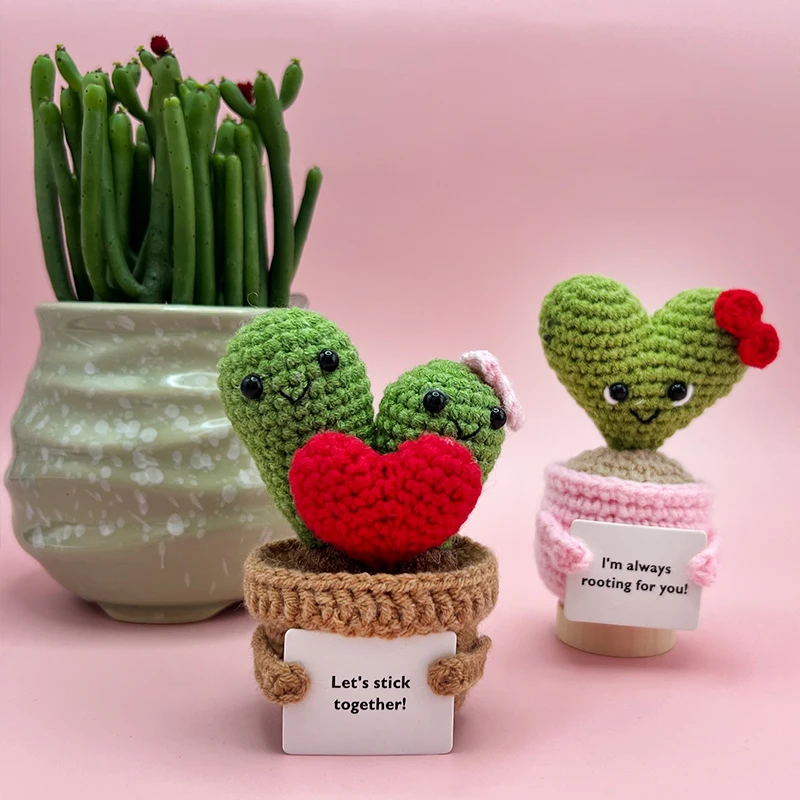 Mini Cute Crochet Flowers Fini - огляд і ціна Desk Setup Plant