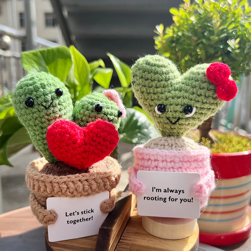 Mini Cute Crochet Flowers Fini - огляд і ціна Desk Setup Plant