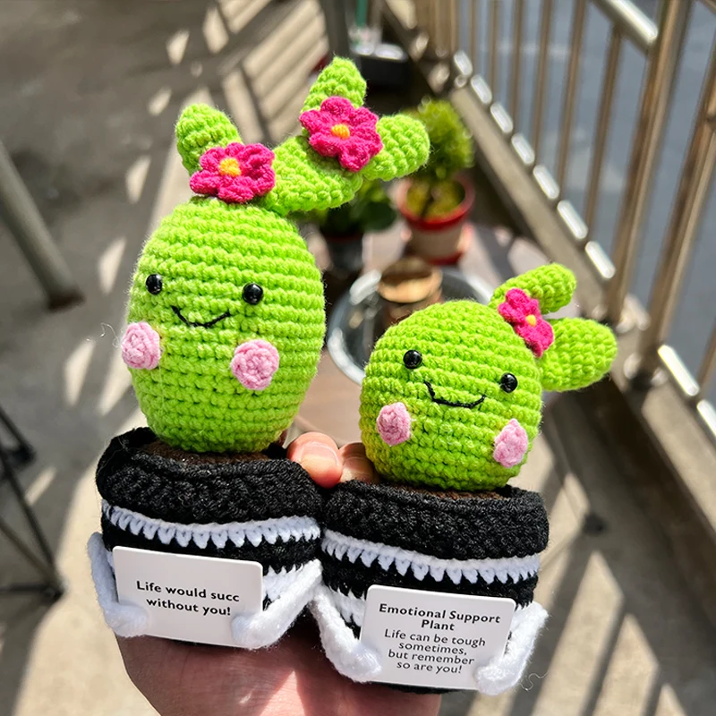 Mini Cute Crochet Flowers Fini - огляд і ціна Desk Setup Plant