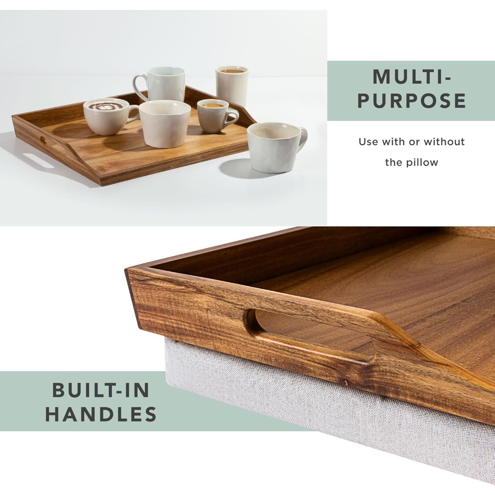 US Shipping Acacia Wood Bed Tr - огляд і ціна Desk Setup Desk