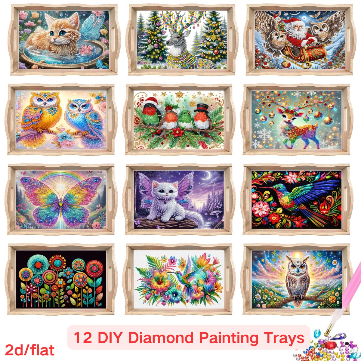 A DIY diamond painting square  - огляд і ціна Desk Setup Organization