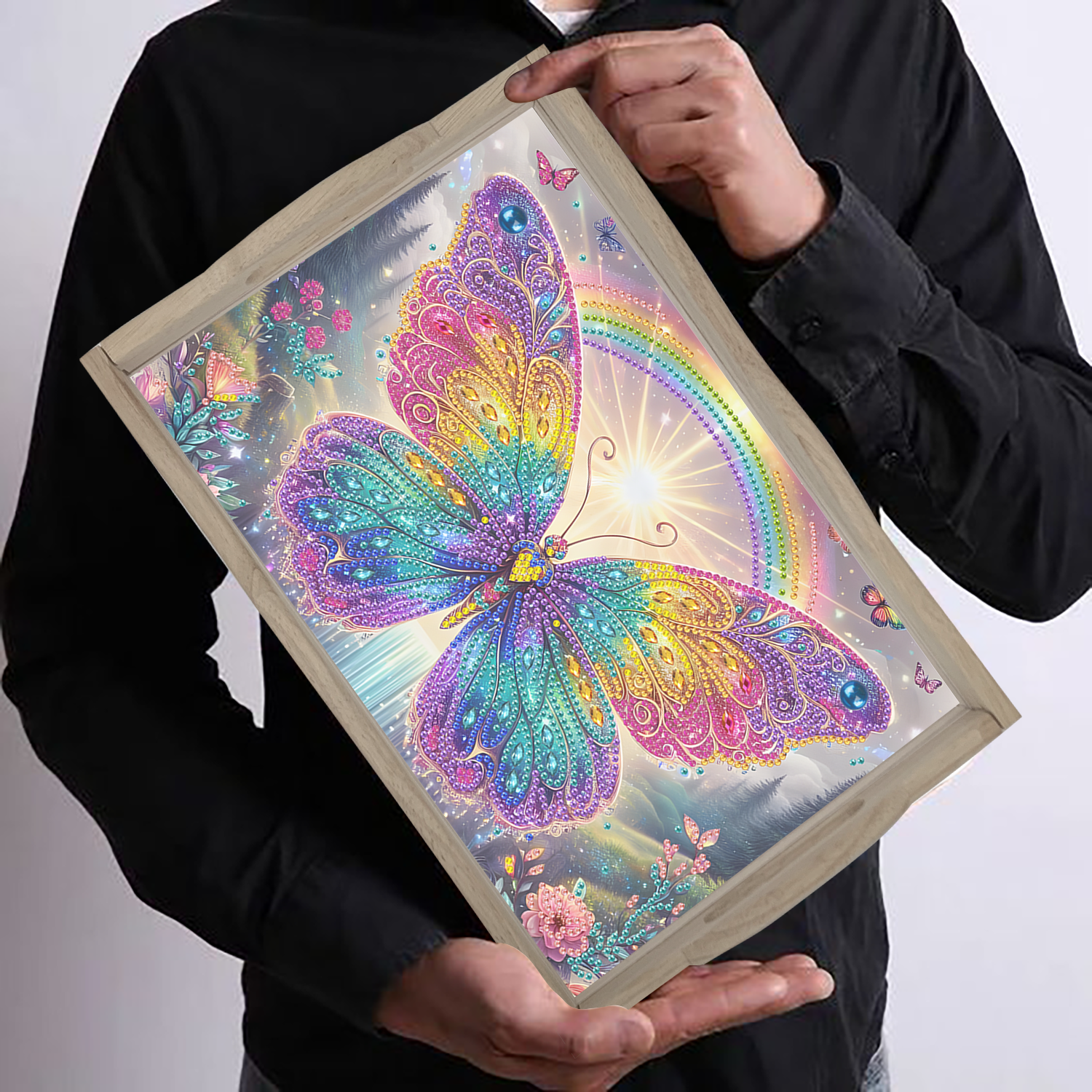 A DIY diamond painting square  - огляд і ціна Desk Setup Organization