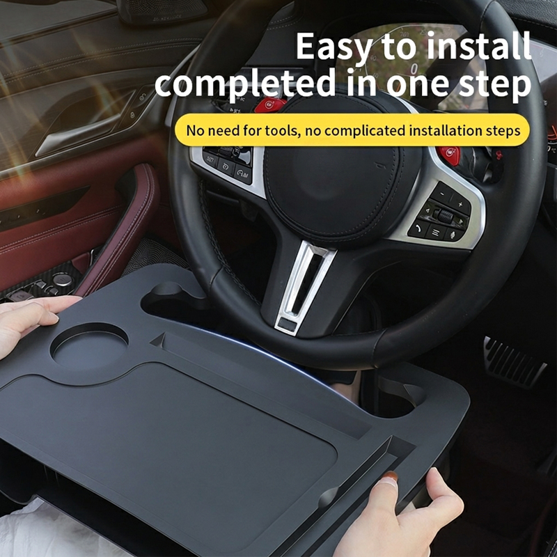 SEAMETAL Car Steering Wheel Ta - огляд і ціна Desk Setup Desk