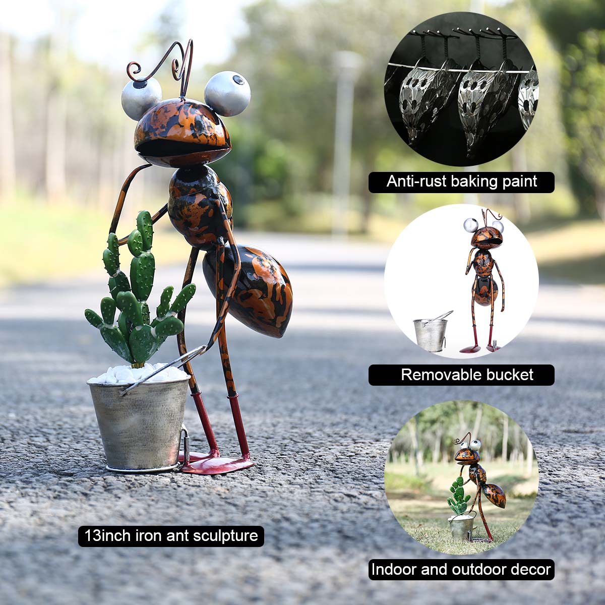 Ants Sculpture Cartoon Ants Ga - огляд і ціна Desk Setup Plant