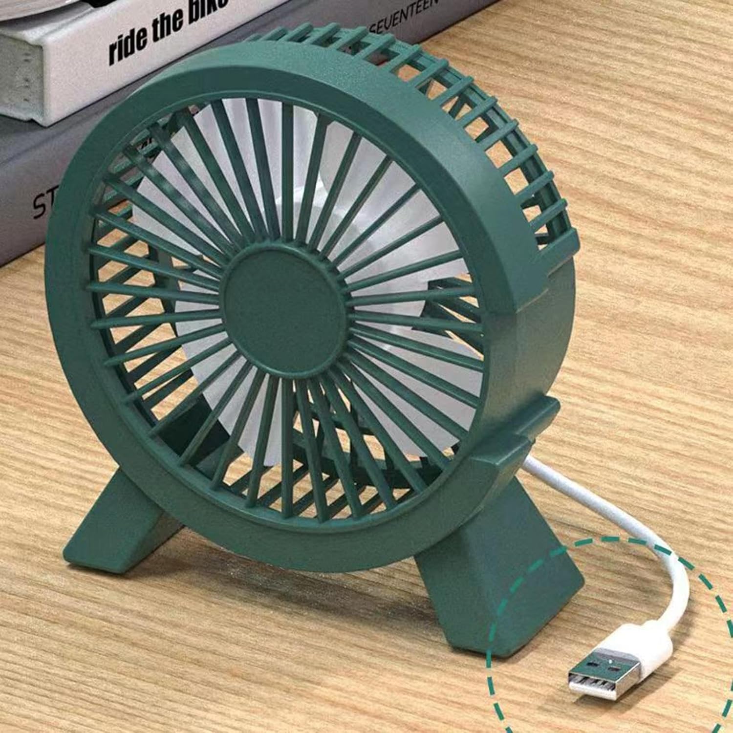 Mini USB Rechargeable Table Fa - огляд і ціна Desk Setup Desk