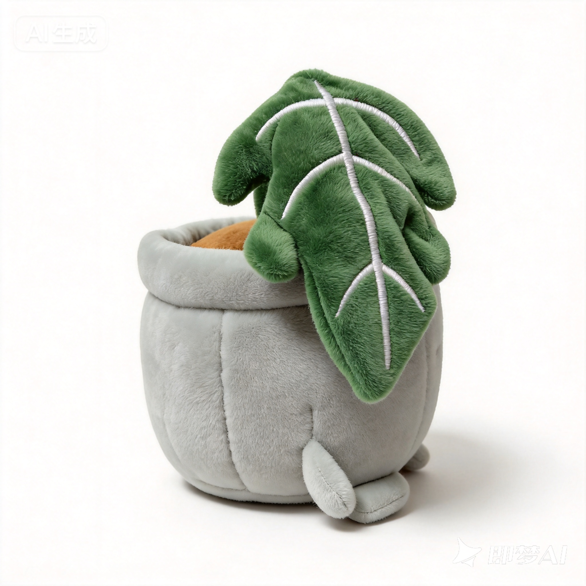 Cute Monstera Plush Potted Pla - огляд і ціна Desk Setup Plant