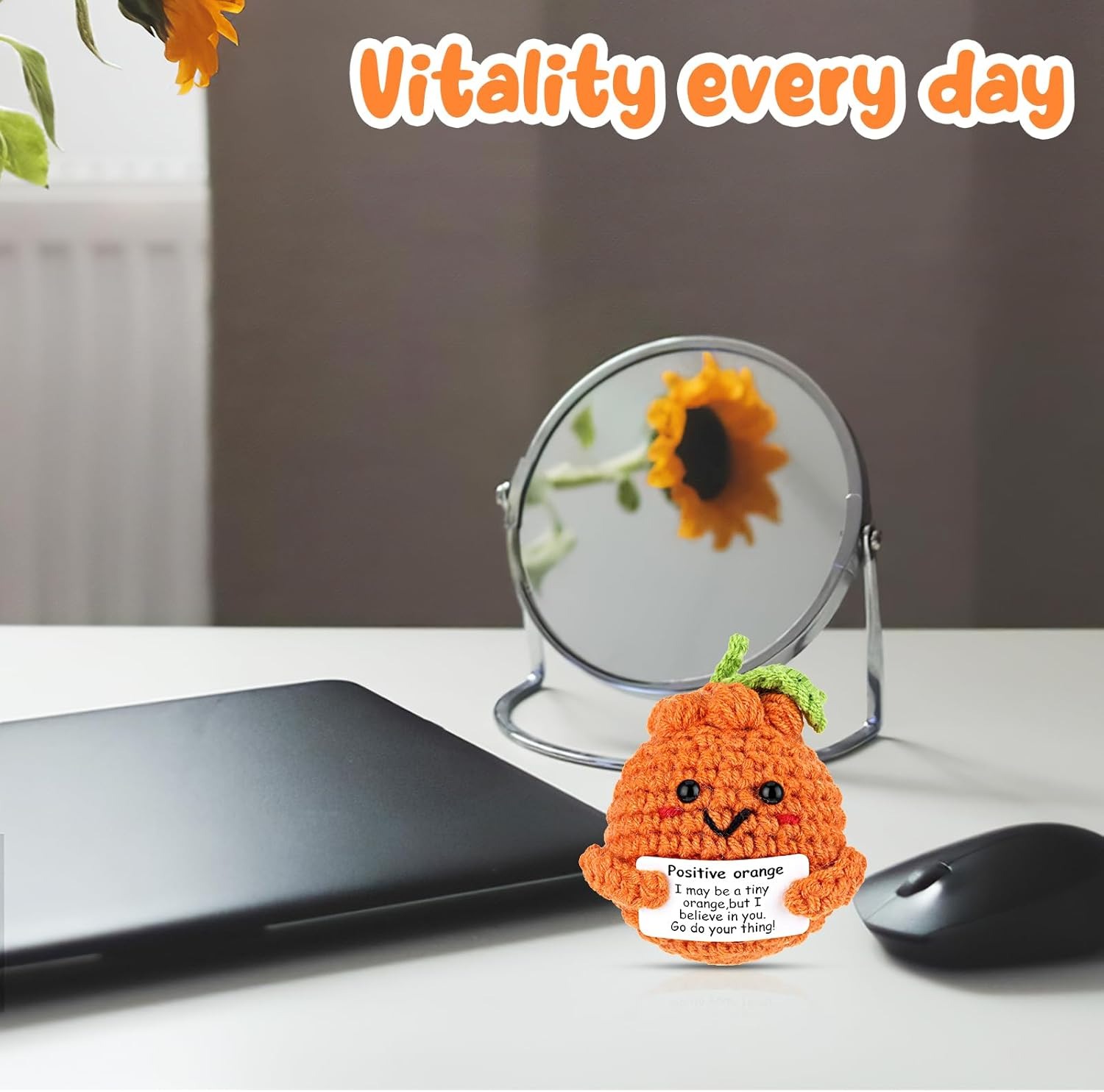 1pc Creative Crocheted Plush D - огляд і ціна Desk Setup Room