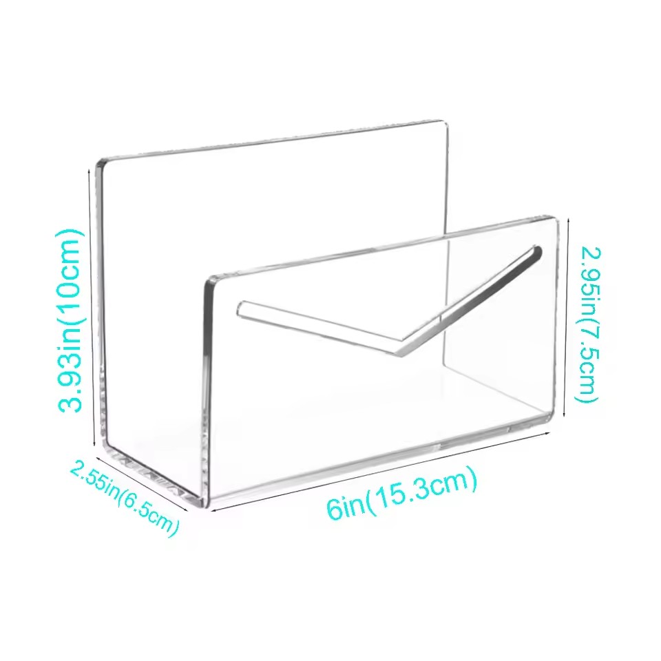 Mail Organizer Acrylic Desk Le - огляд і ціна Desk Setup Organization