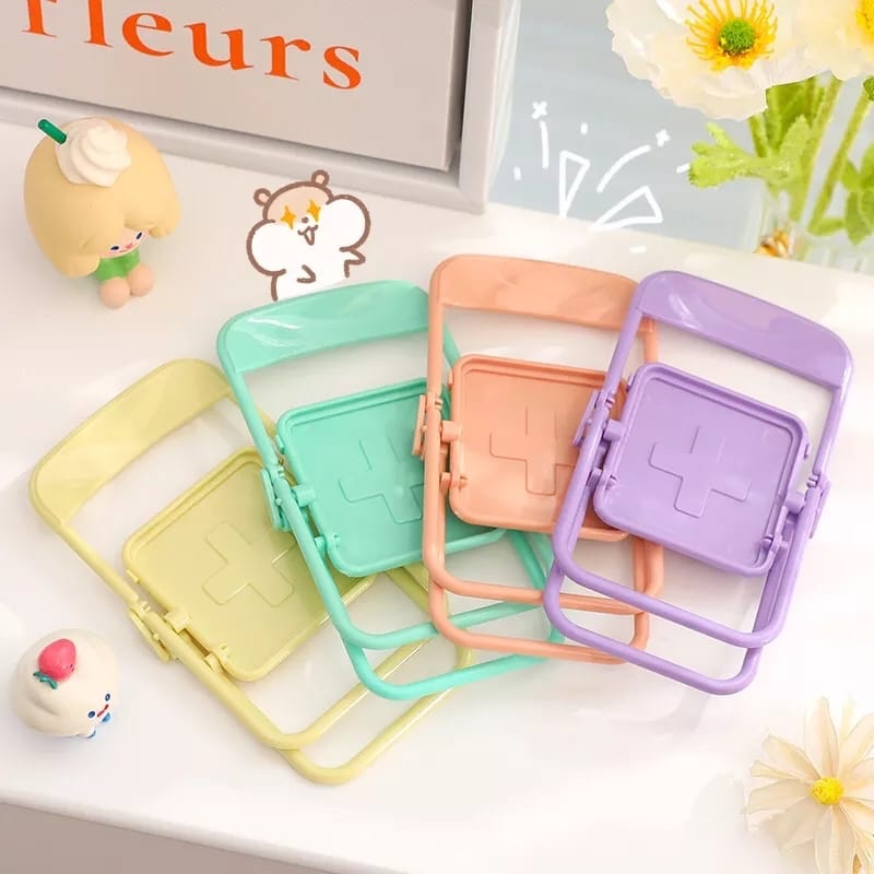 Cute Chair Phone Holder Stand  - огляд і ціна Desk Setup Organization