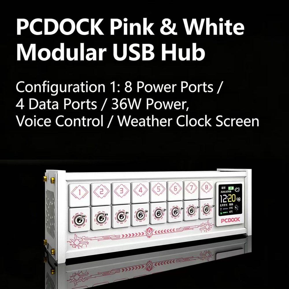 PCDOCK Block USB Desktop Power - огляд і ціна Desk Setup Tech