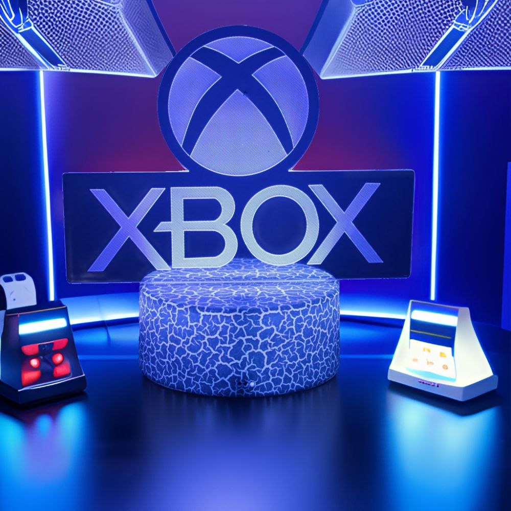 Gaming Lamp 3D Night Light For - огляд і ціна Gaming Desk Setup Xbox