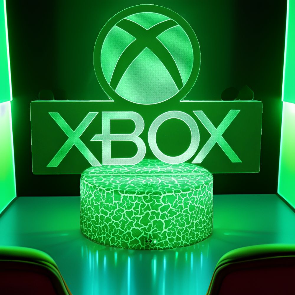 Gaming Lamp 3D Night Light For - огляд і ціна Gaming Desk Setup Xbox