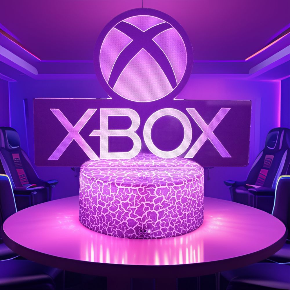 Gaming Lamp 3D Night Light For - огляд і ціна Gaming Desk Setup Xbox