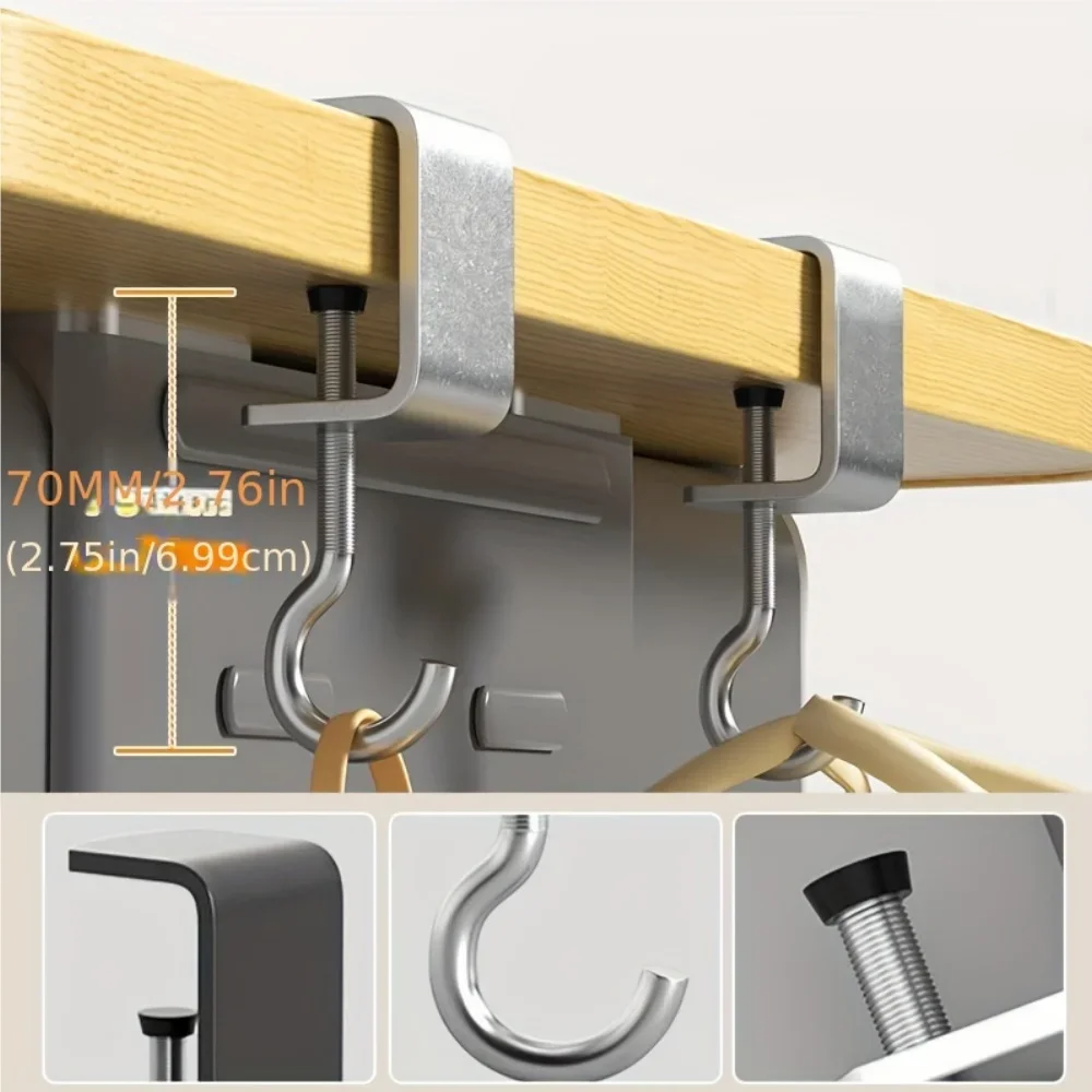 1/2pcs 360° Rotatable Steel Ta - огляд і ціна Desk Setup Desk