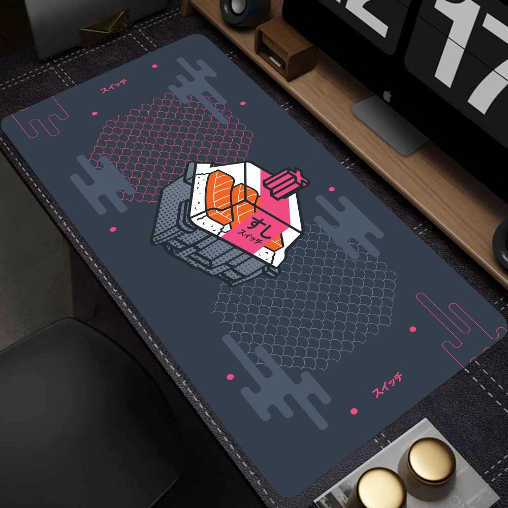 Tech Abstract Pattern Large Mo - огляд і ціна Desk Setup Tech