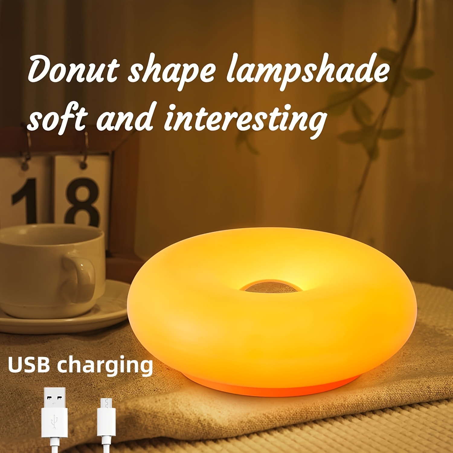 US Patented Retro-Modern Donut - огляд і ціна Desk Setup Room