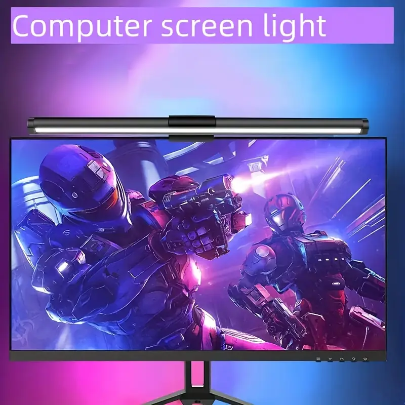 40CM RGB Atmosphere Table Lamp - огляд і ціна Desk Setup Room