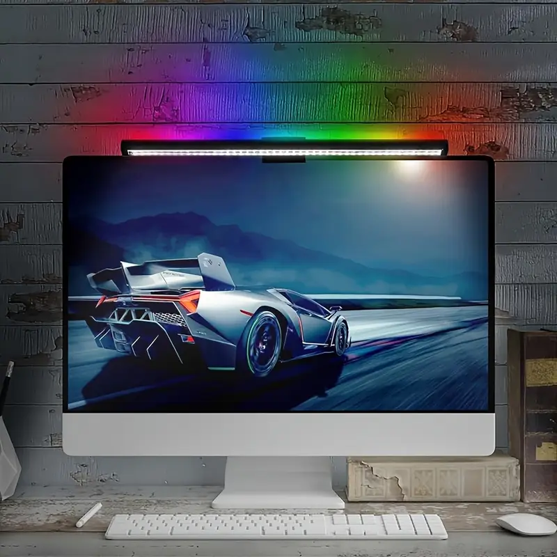 40CM RGB Atmosphere Table Lamp - огляд і ціна Desk Setup Room