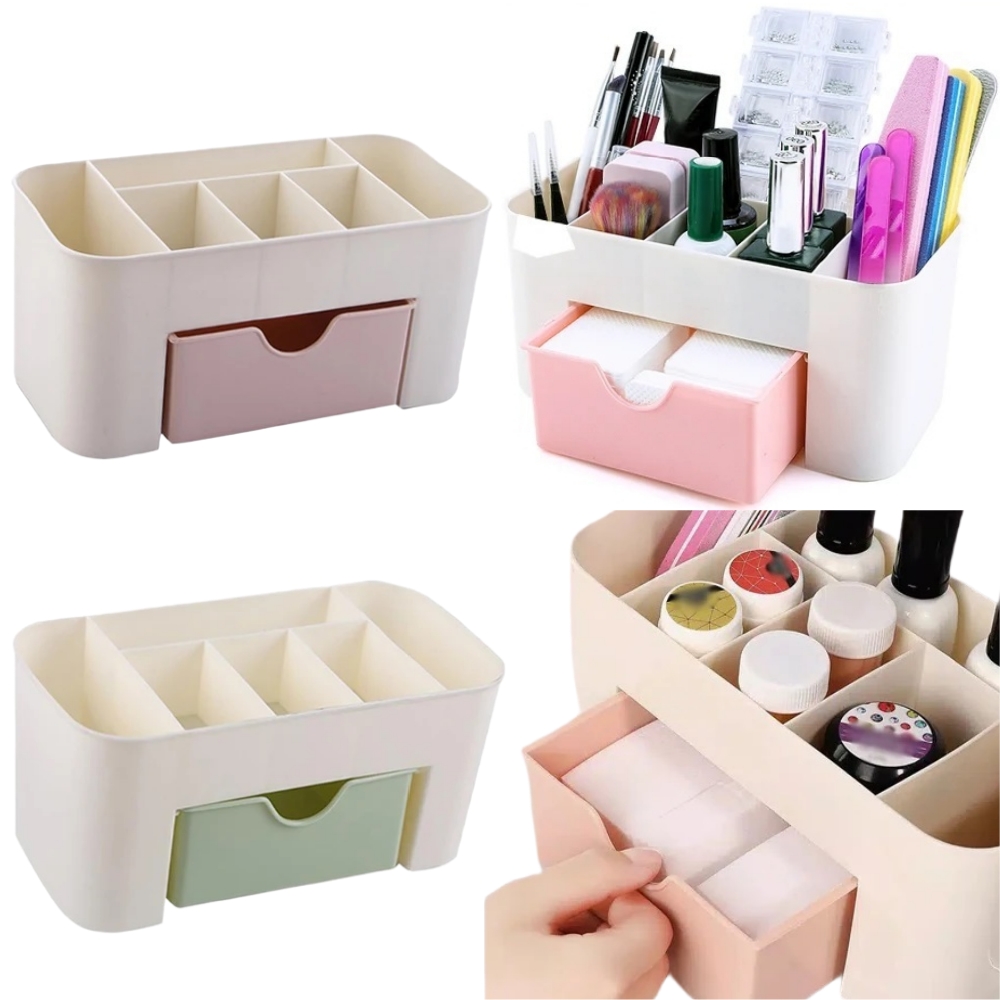 Nail Art Organizer Desktop Dra - огляд і ціна Desk Setup Organization