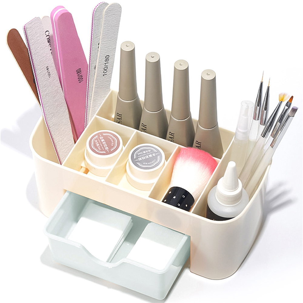 Nail Art Organizer Desktop Dra - огляд і ціна Desk Setup Organization