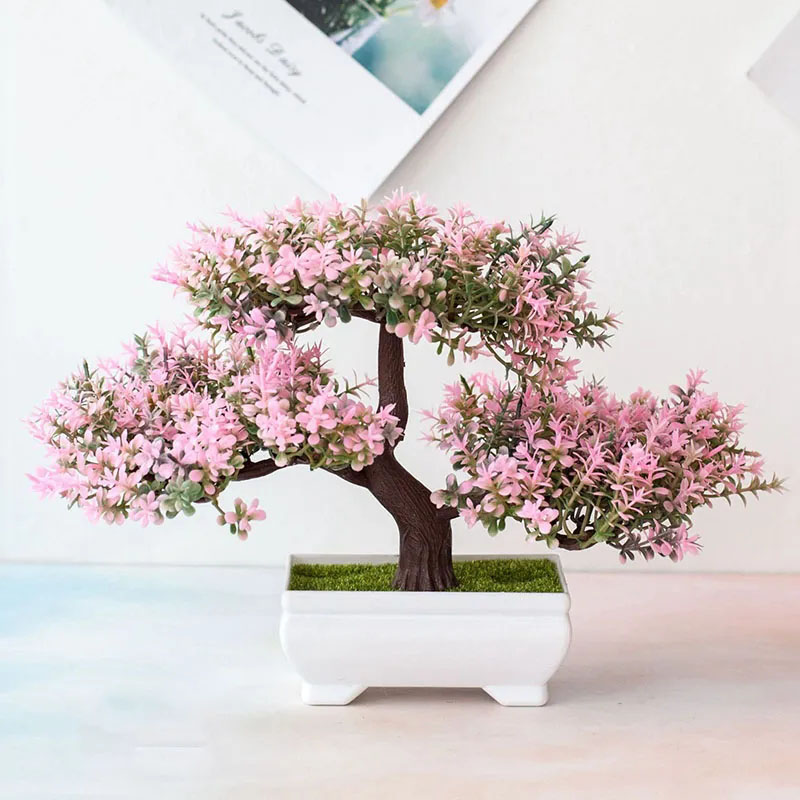 Artificial Plants Bonsai Fake  - огляд і ціна Desk Setup Plant