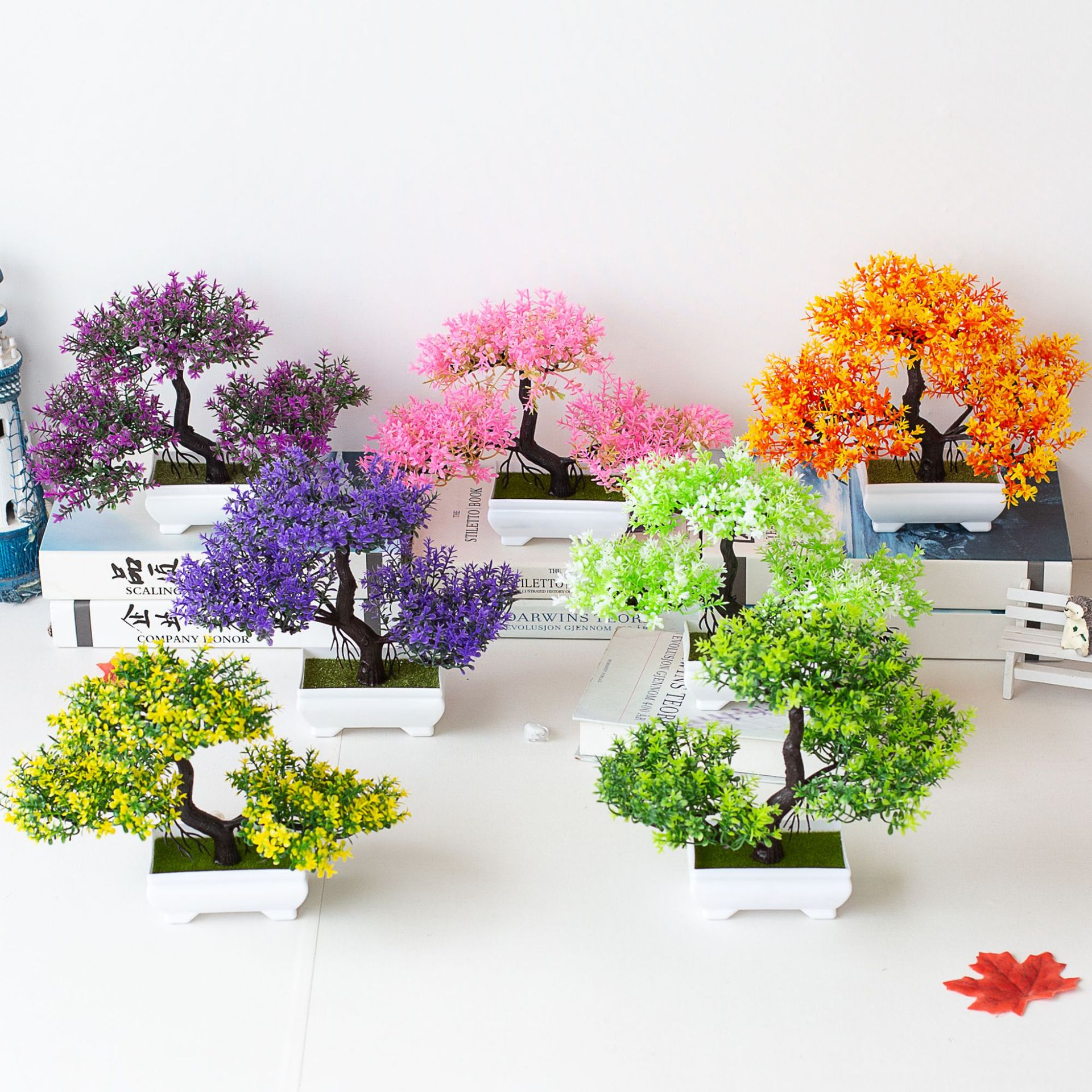 Artificial Plants Bonsai Fake  - огляд і ціна Desk Setup Plant