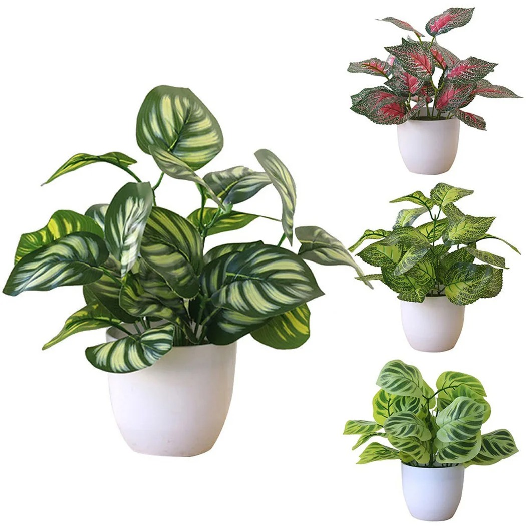 1PC Artificial Foliage Plant P - огляд і ціна Desk Setup Plant