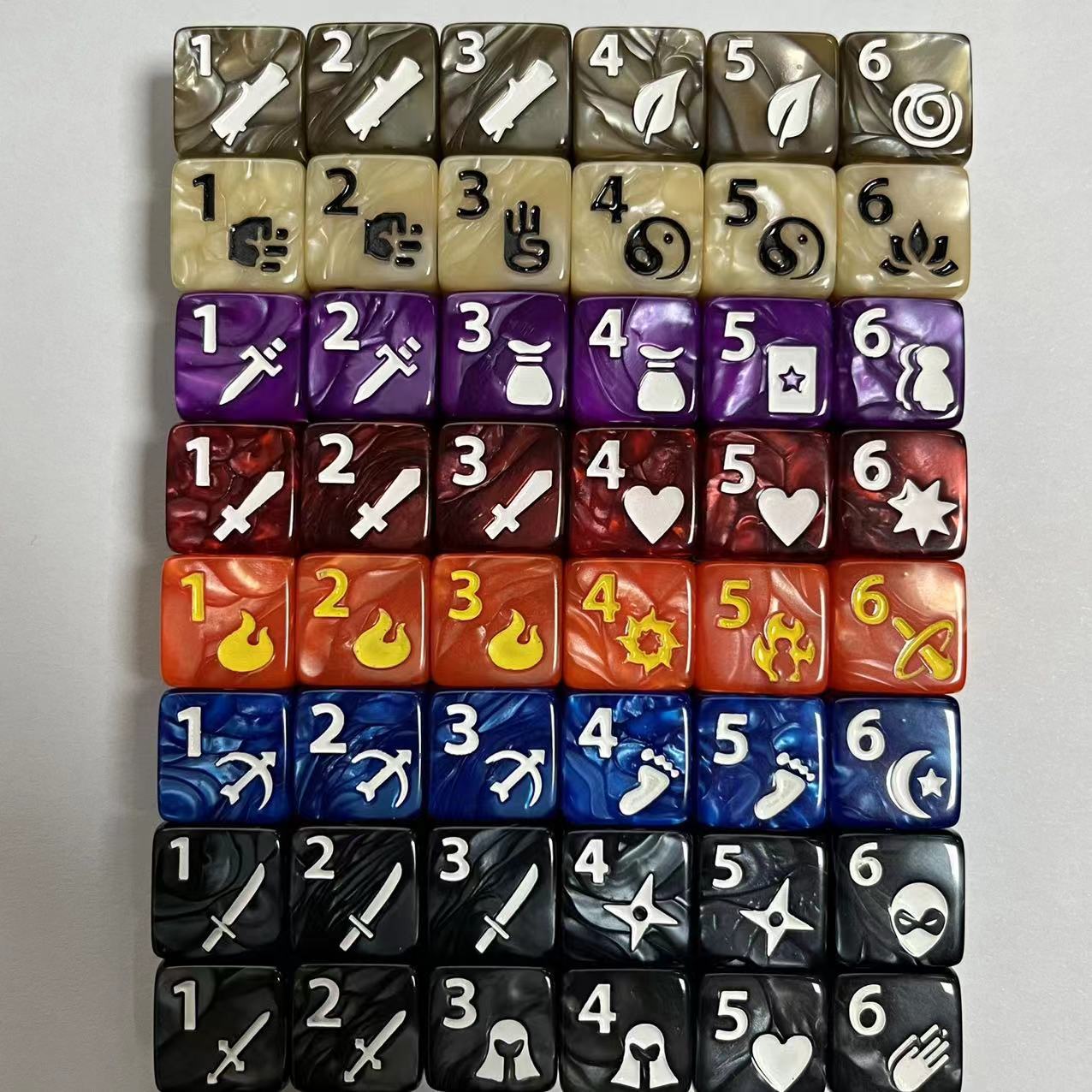 10 Pcs Set of New 16mm 6 Sided - огляд і ціна Desk Setup Gaming