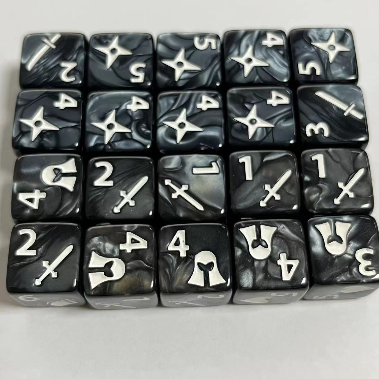 10 Pcs Set of New 16mm 6 Sided - огляд і ціна Desk Setup Gaming