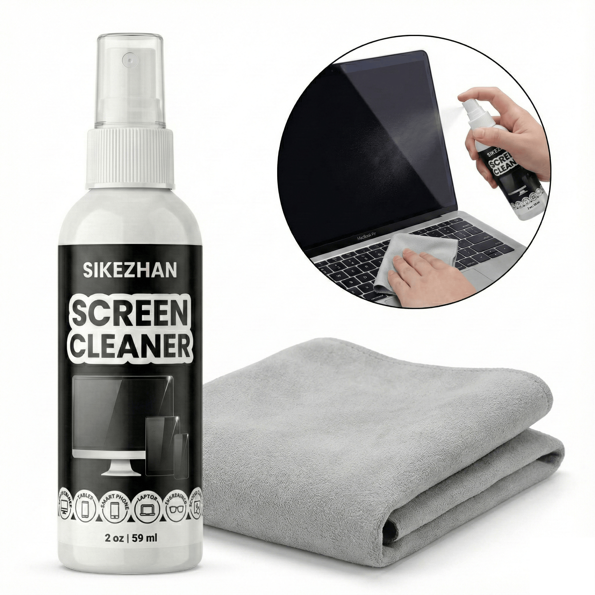 SIKEZHAN Screen Cleaner Kit wi - огляд і ціна Monitor Cleaning Kit